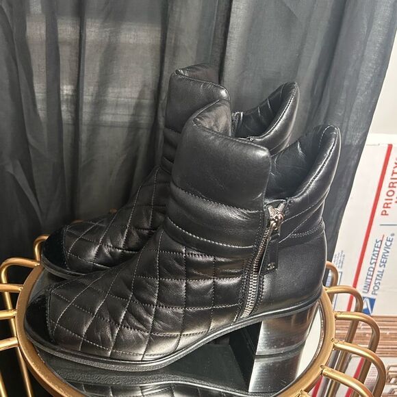 Chanel Quilted Ankle Boots - Picture 3 of 11